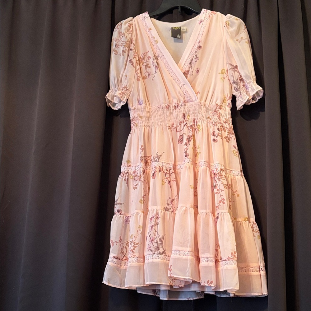 Taylor Pink Floral Dress